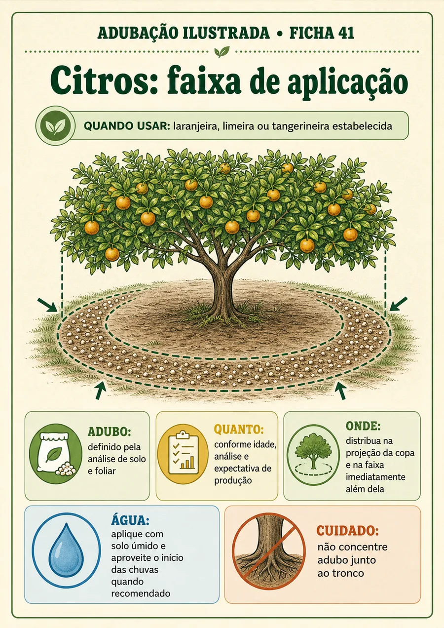 Página real do material # Adubação Ilustrada 50 fichas visuais de adubação