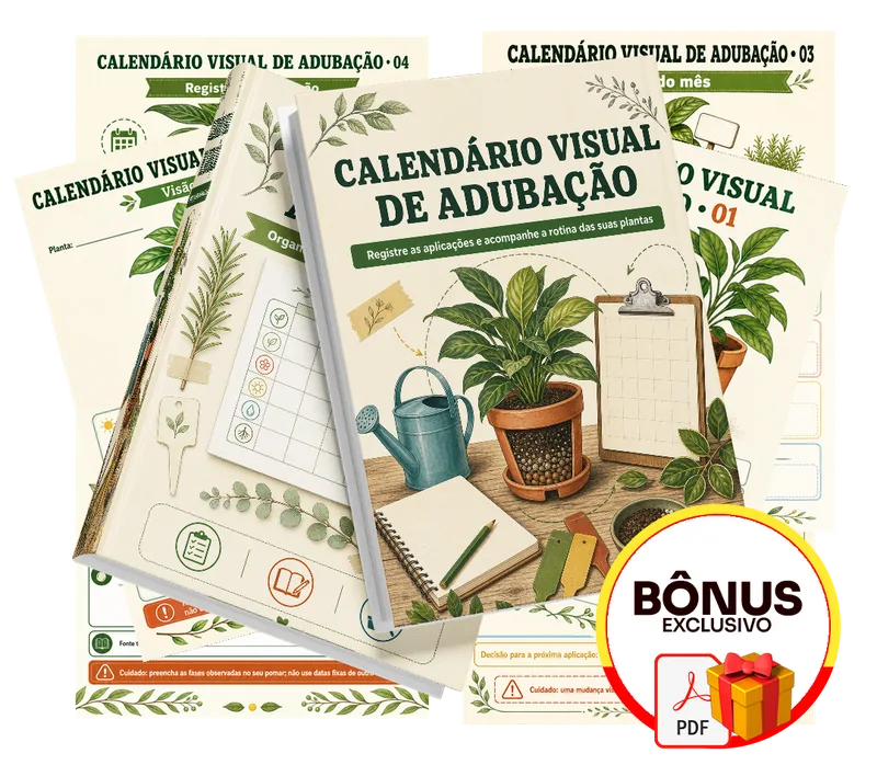 Bônus incluso no plano completo do # Adubação Ilustrada 50 fichas visuais de adubação