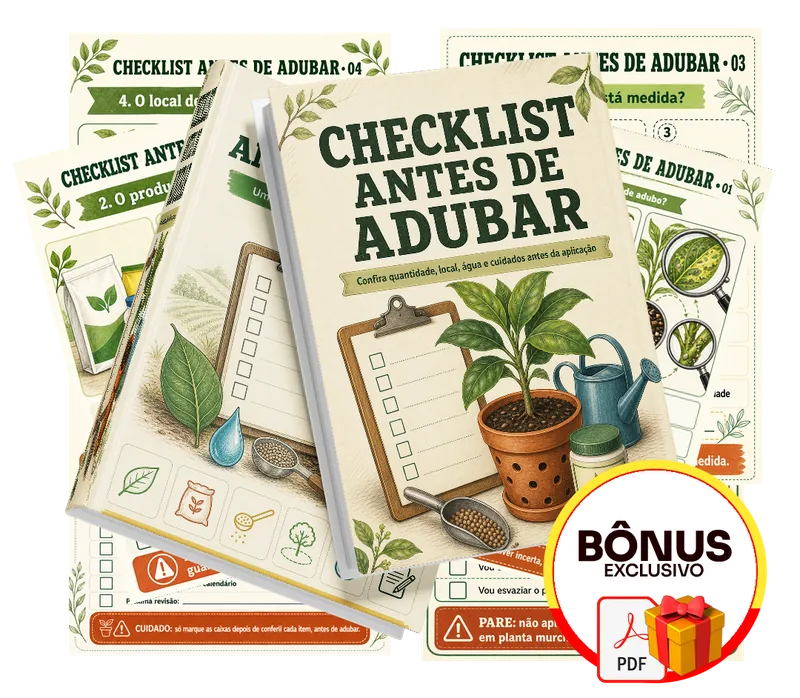 Bônus incluso no plano completo do # Adubação Ilustrada 50 fichas visuais de adubação