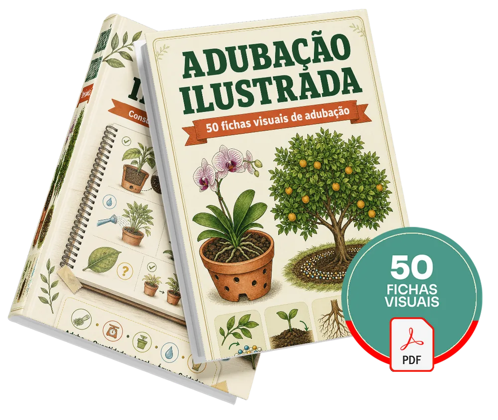 Plano básico do # Adubação Ilustrada 50 fichas visuais de adubação — material principal